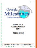 (7th Grade) Mock Georgia Milestones (GSE) Math Practice Te
