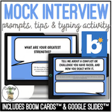 Mock Interview Prompts, Tips & Typing Activity