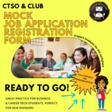Mock Job Application CLUB/CTSO Registration Form