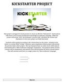 Mock Kickstarter Project