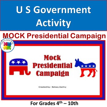 Preview of Mock Presidential Campaign and Election Activity