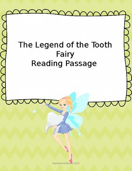 Preview of Legend of the Tooth Fairy Reading Passage