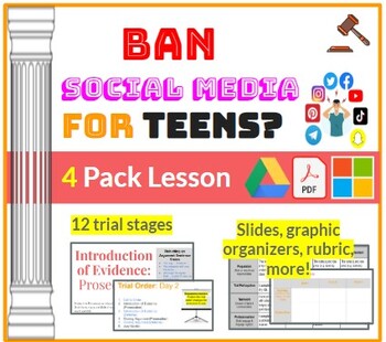 Preview of Mock Trial: Ban Social Media for Teens? 4 lessons on argument (Google/more)