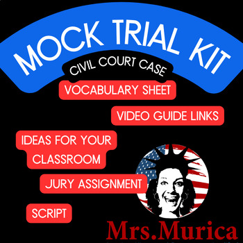 Preview of Mock Trial Civil Case Kit
