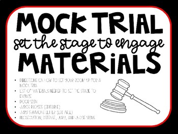 Preview of Mock Trial Classroom Transformation