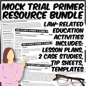 Preview of Mock Trial Primer Resource Growing Bundle