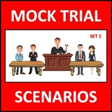 Mock Trial Scenarios 1 - court simulation for middle school