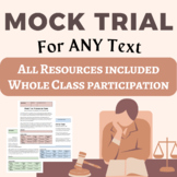 Mock Trial for ANY Text | Template for Mock Trial 