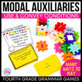 Modal Auxiliaries Verbs | Fourth Grade Grammar Games