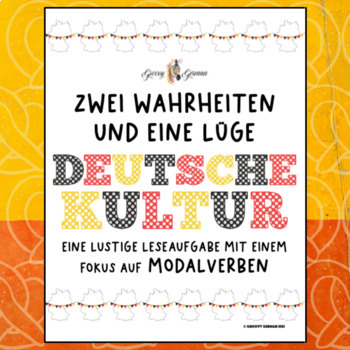 Preview of Modal Verbs & German Culture (Reading Comprehension, Writing/Speaking)