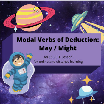 Preview of Modal Verbs of Deduction.   May/Might.   An ESL/ EFL lesson for online learnin