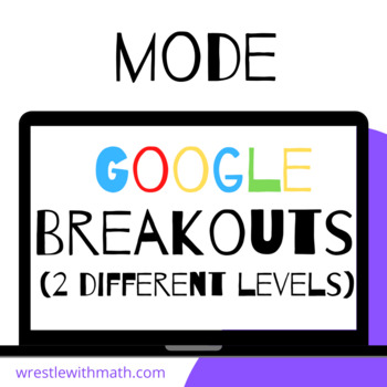 Preview of Mode – Two Breakout Activities - Perfect for Google Classroom!