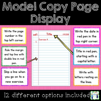 Preview of Model Copy Page Display