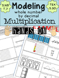 Model Decimal by Whole Number Multiplication Hands On  CCS