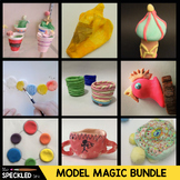 Model Magic Art Lesson Bundle. Elementary Art Sculpture Le
