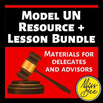 Preview of Model UN Lesson and Activity Bundle