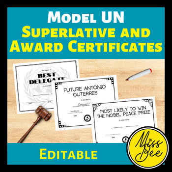 Preview of Model United Nations Awards and Superlative Certificates