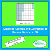 Modeling Addition and Subtraction of Decimal Numbers
