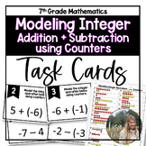 Modeling Addition and Subtraction of Integers using Counte