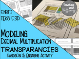 Modeling Decimal Multiplication Transparency Activity 5.NB