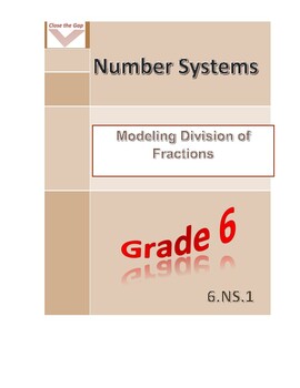 Preview of Modeling Division of Fractions