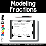 Modeling Fractions Task Cards in Google Forms - Digital