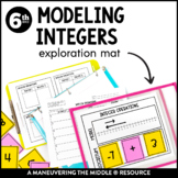 Modeling Integers on a Number Line Exploration Mat | Integ