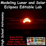 Modeling Lunar and Solar Eclipses Editable Lab