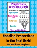Modeling Proportions and Equivalent Ratios in the Real Wor