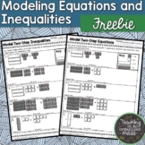 Modeling Two Step Equations and Inequalities with Algebra 