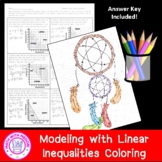 Modeling Using Linear Inequalities Coloring Word Problem G