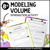 Modeling Volume of Cylinders and Cones Intro Activity | 8t