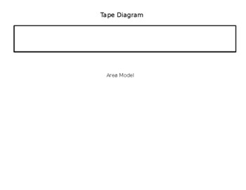 Preview of Modeling With Tape Diagram and Area Model