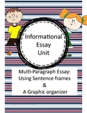 Informational Writing: 3 paragraph essay. Grades 4, 5, 6. NO PREP