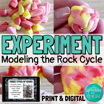 Preview of Modeling the Rock Cycle with Starburst Science Lab Experiment PRINT and DIGITAL