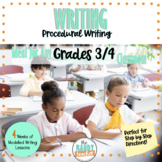 Procedural Writing Teaching Resources | TPT