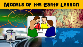 Preview of Earth Models No Prep Lesson with Power Point, Worksheet and Coordinates Activity