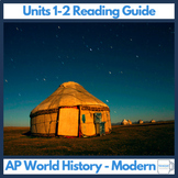 Modern AP World History - Units 1 & 2 Reading Guide (for AMSCO)