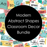 Modern Abstract Shapes Classroom Decor Bundle