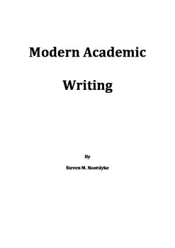 Preview of Modern Academic Writing