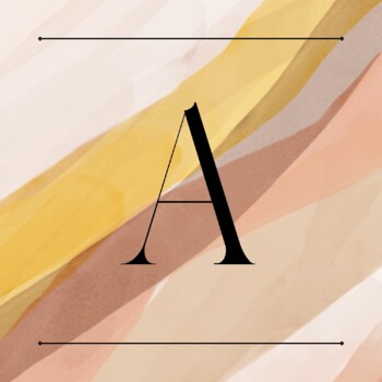 Preview of Modern Alphabet Posters