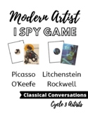 Modern Artists I Spy Game