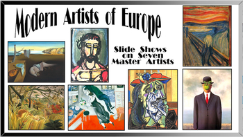 Preview of Modern Artists of Europe:  Slide Shows on Seven Master Artists
