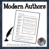 Modern Authors Research Project - American Literature
