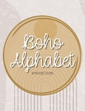 Modern BOHO Desert Theme Alphabet Posters