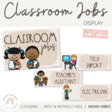 Modern BOHO VIBES Classroom Jobs - Editable | Desert Neutr