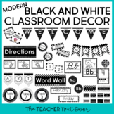 Modern Black and White Classroom Decor