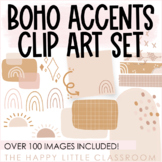 Modern Boho Accents Clip Art Set