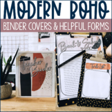 Modern Boho Binder Covers & Spines