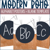 Modern Boho Classroom Decor | Alphabet Posters